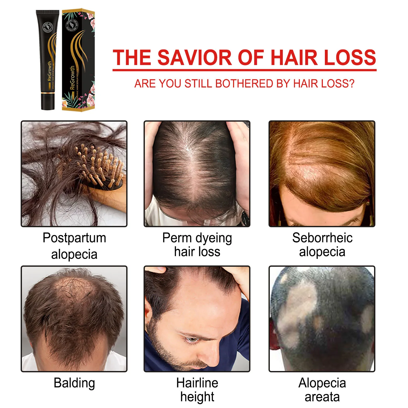 Natural Essence For Hair Growth Oil Scalp Massage Treatments Hair Loss Remedy Ginger Grow Hair Products Care For Women Men