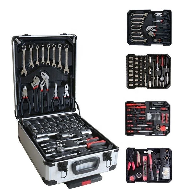 Cheap 187 Pcs Complete Socket Wrench Machine Equipment Trolley Mechanical Cabinet Hand Tool Box Set Kit