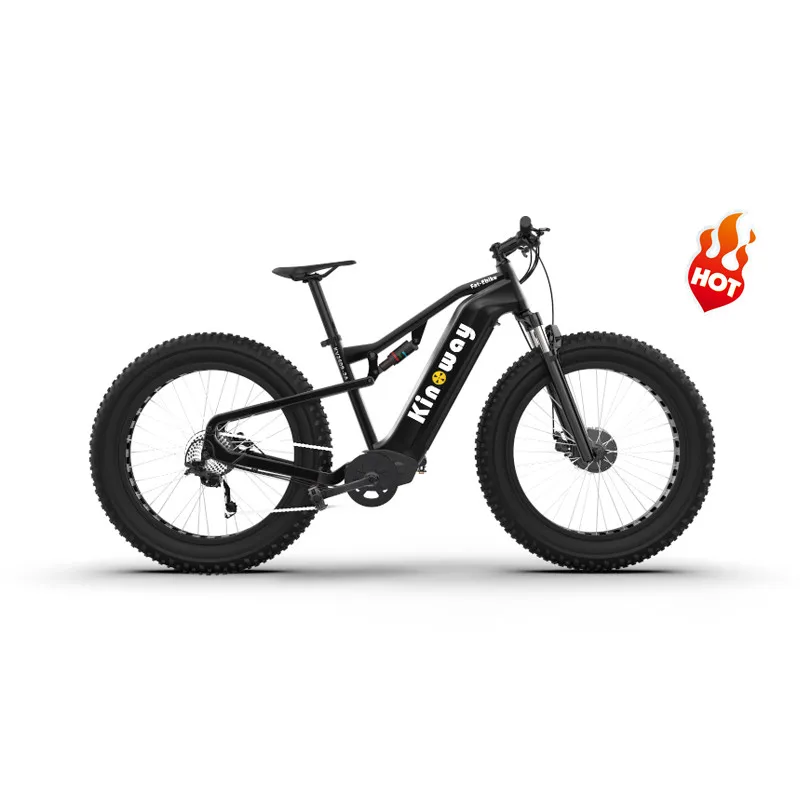 Factory Hot selling E hybrid Bicycle 8-SP 750W 20Ah Lithium Battery 26 Inch fat tire electric mountain bike