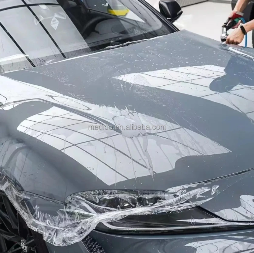 7.3 Mil Glossy Self-Healing TPU PPF Film Anti-Yellow Clear Hot Repairing Paint Protection for Cars Self-Adhesive Cover