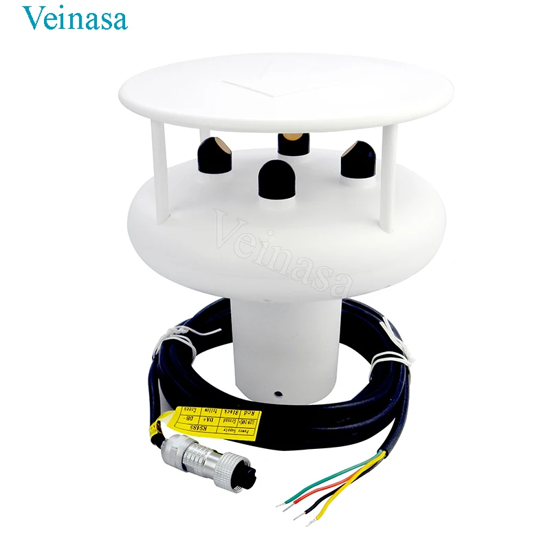 Veinasa-CXS03 Auto Heating Weather Station 2 in 1 12V/24V Wind Speed and Direction Sensor Ultrasonic Outdoor Anemometer Modbus