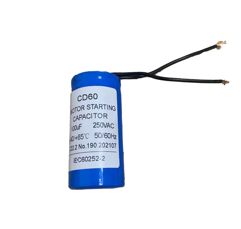 HVAC parts compressor CD60 starter Capacitor 450VAC 50/60HZ Standard ac capacitor