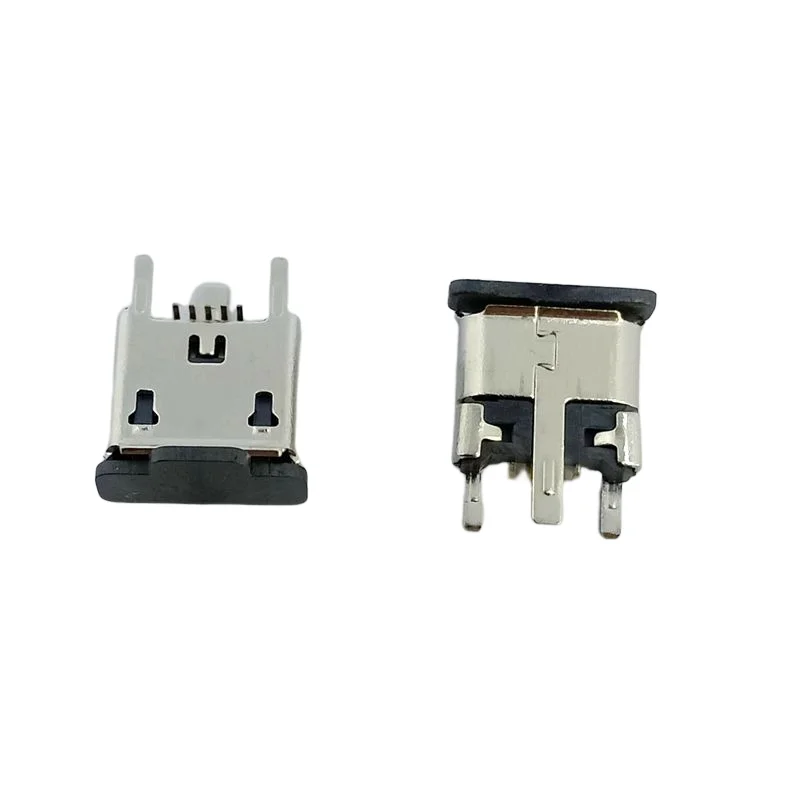 Factory price 5P Micro USB Connector Charging Port Short Pin Plug straight Connector