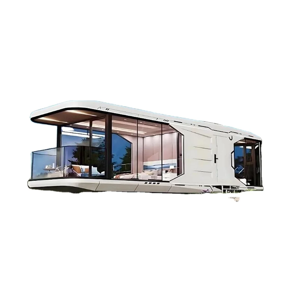 Cymdin Customized Luxury Mobile Home Easy Installation Prefabricated House Outdoor Space Capsule House