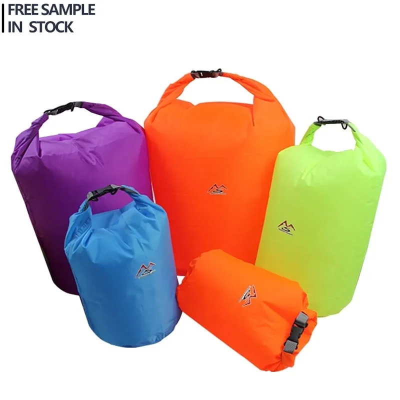 Factory Custom logo 210T Polyester 5L Custom Size Waterproof Dry Bag