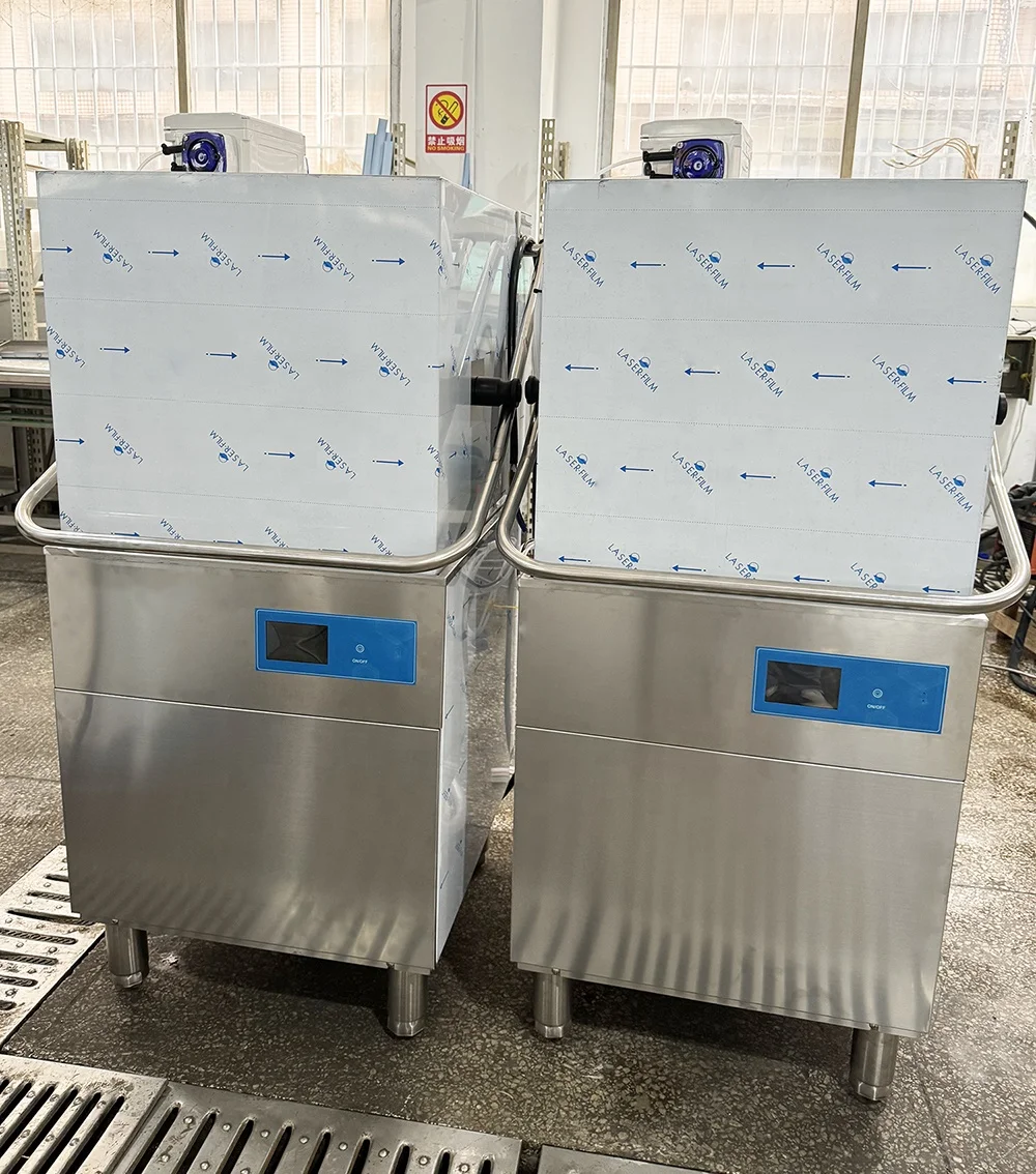 ISO9001 CE Industrial Freestanding Stainless Steel Dish washer Machine  Commercial Dishwasher Hotels Kitchens