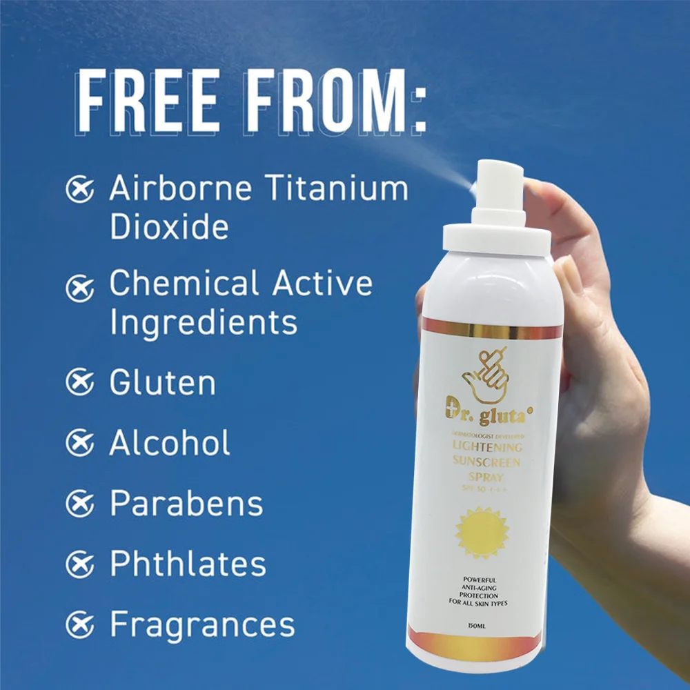 The Best Sunscreen Spray Mists for Your Face and Body Quick and Easy to Absorb Lightening Spray Sunscreen SPF 50+++ 150 ML