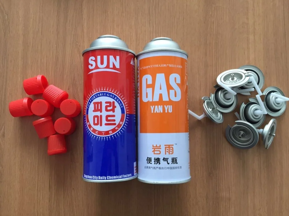 Free sample Butane gas Can with Valve Camping gas can Professional Supplier