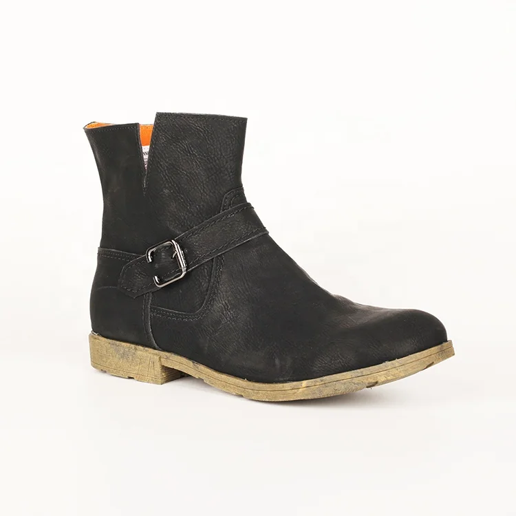 Autumn And Winter Ladies Casual Short  Black Boots Retro British Style Trendy Fashion Martins Boots