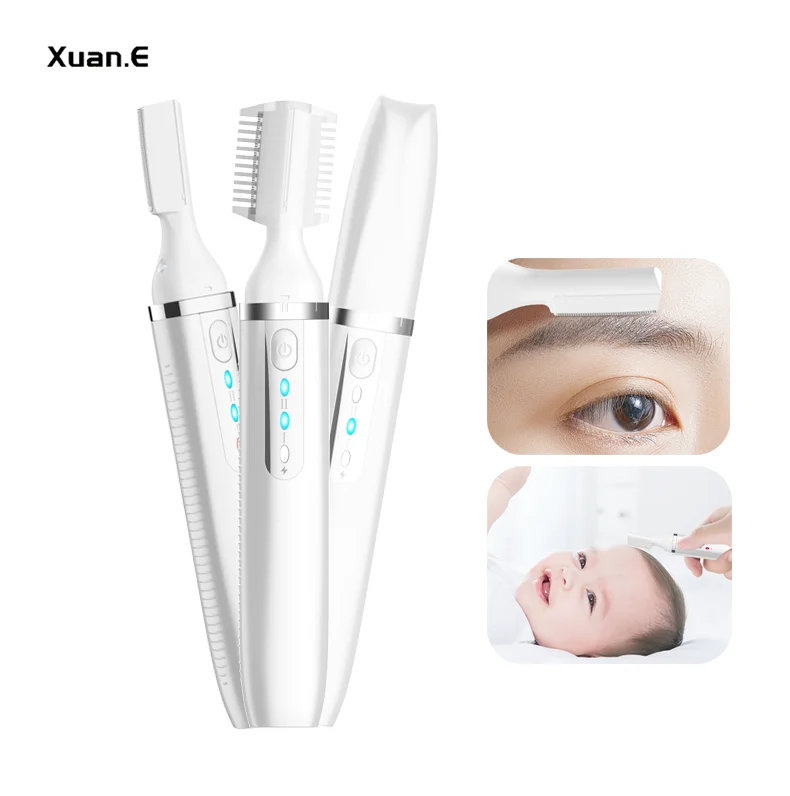 Rechargeable Eyebrow Trimmer,Eyebrow Trimmer Face Razors Electric Facial Hair Remover Facial Hair Electric Epilator Kit