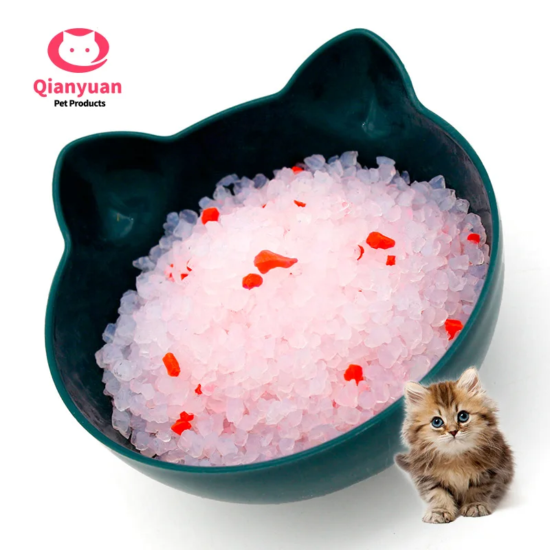 Factory Directly Sell Low-tracking Wholesale Dust-free Lightweight Non-clumping Highly Absorbent Silica Gel Crystal Cat Litter