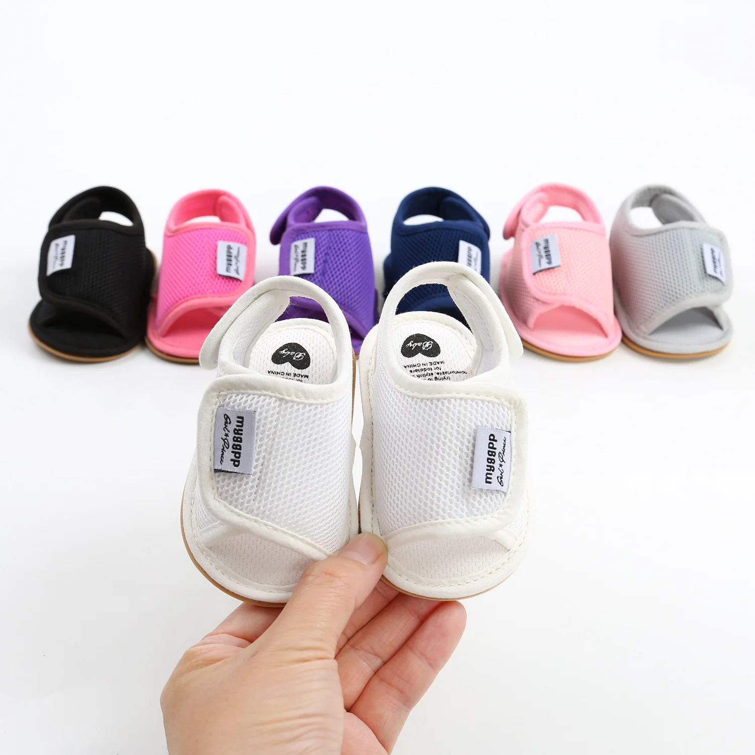 VALEN SINA Natural Rubber Non-Slip Toddler Shoes Beach Walking Shoes For Newborn Boys Girls Aged 0-1 In Summer.
