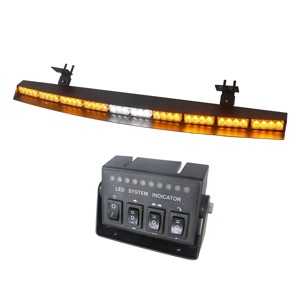 1 Вт светодиодные лампы 3w 12v 24v Интерьер Янтарный Led приборные огни козырек направленный свет полосы движения сразу предупреждение