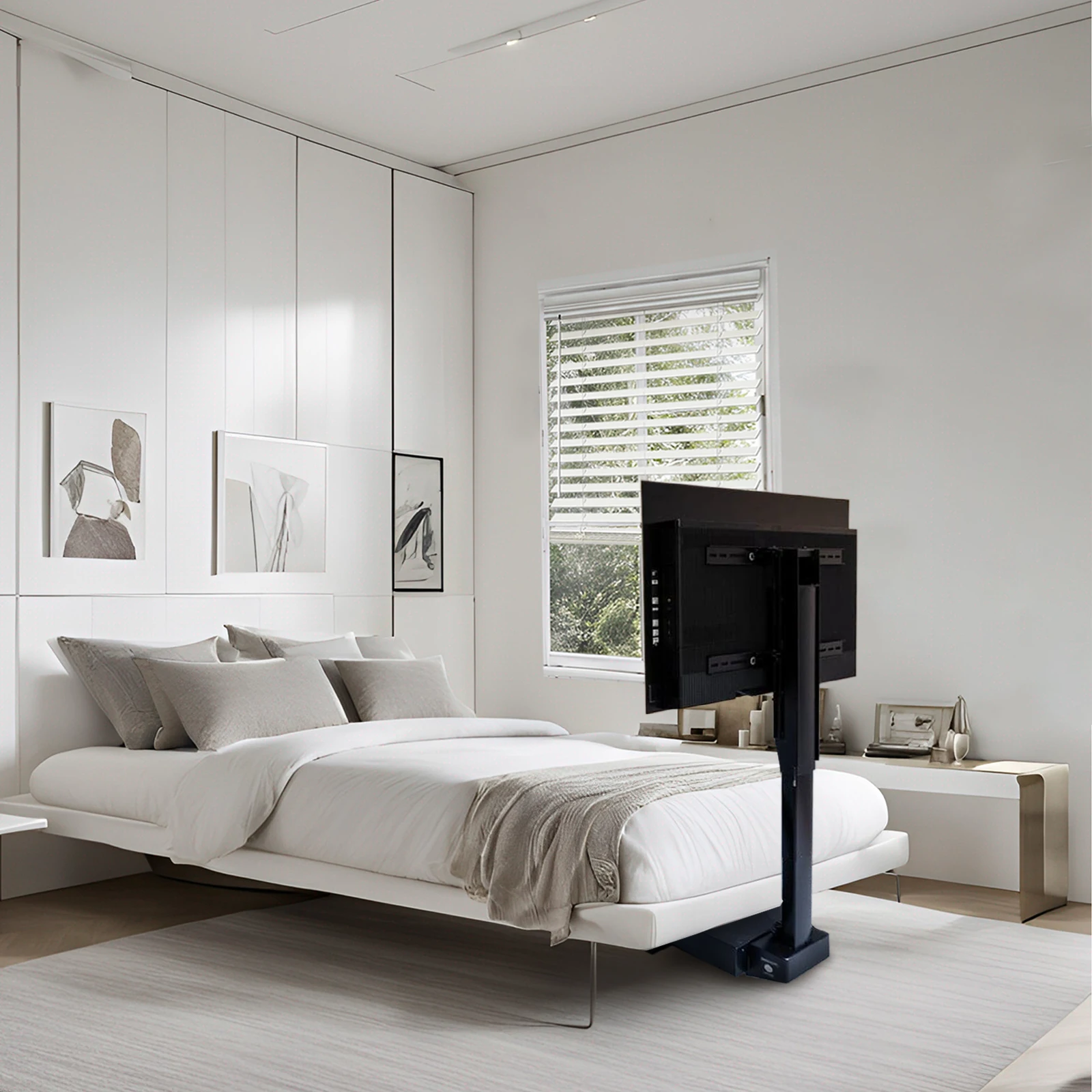 Height Adjustable Motorized TV LIFT Automatic Home Bedroom Under Bed Electric Remote Control System TV lift