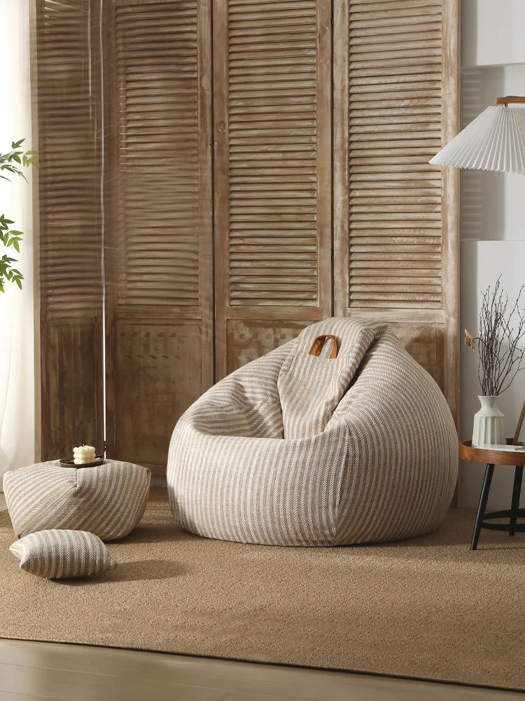 Lazy sofa bean bag single Japanese casual bean bag bedroom children reading small sofa