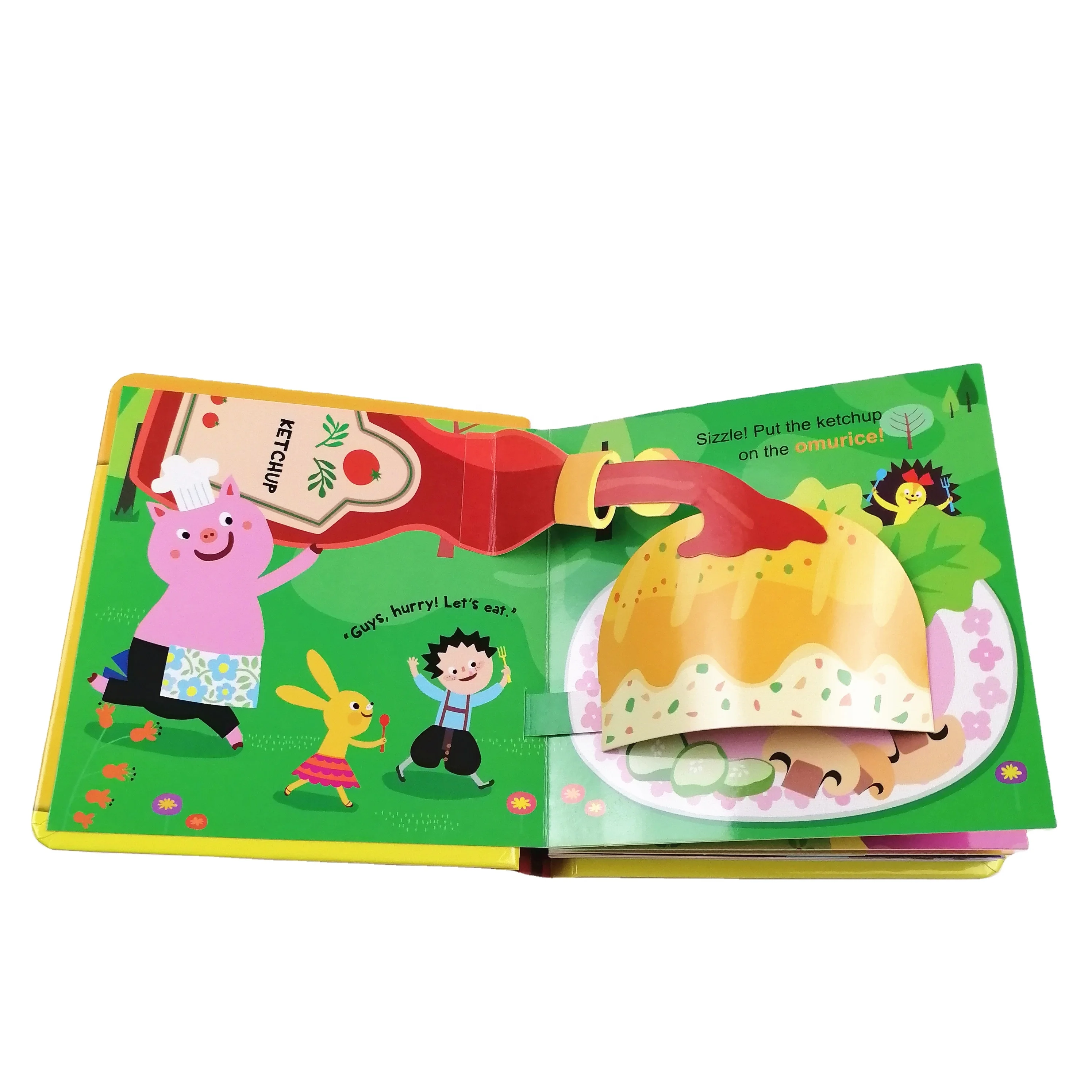 Early education learning materials pop up book printing for