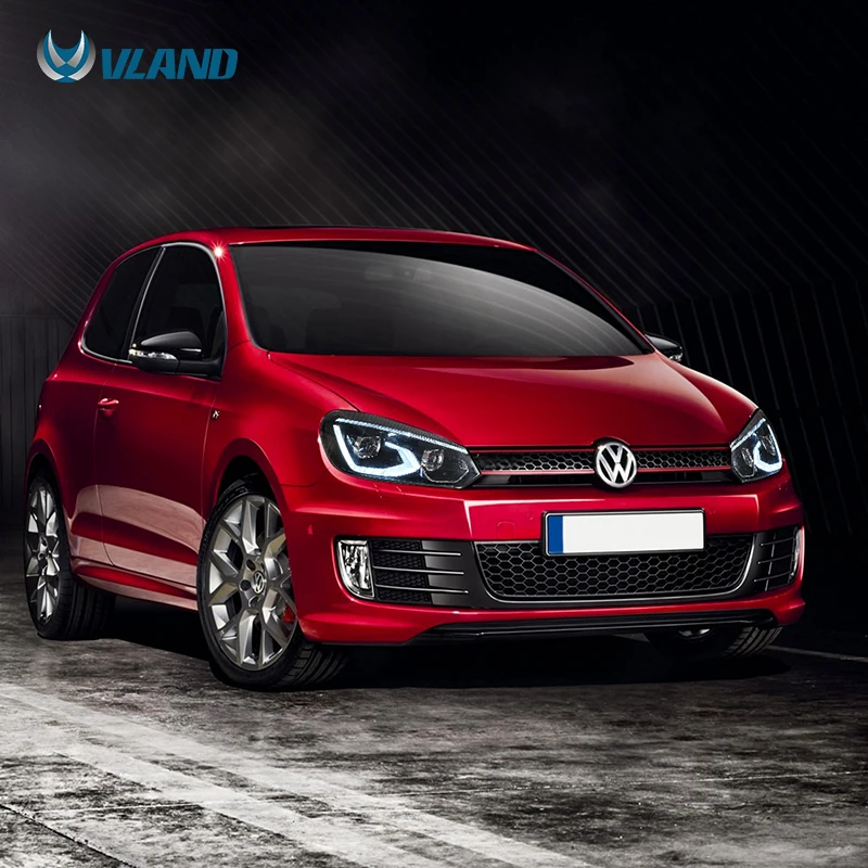 VLAND Factory Wholesales Tail Light 2010 2011 2012 2013 2014 For Volkswagen VW Golf MK6 6 Led Car Lamp Accessories Sequential