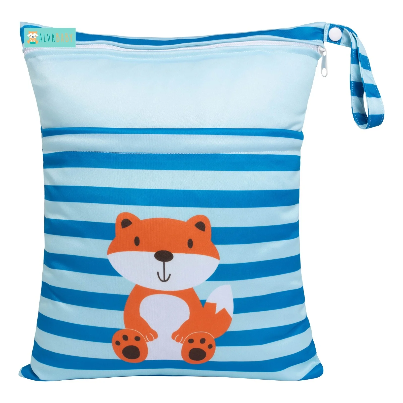 ALVABABY 2023 New Design Easy Carry Travel Cloth Diaper Wet/Dry Bag for Baby Mother Helpful Bag