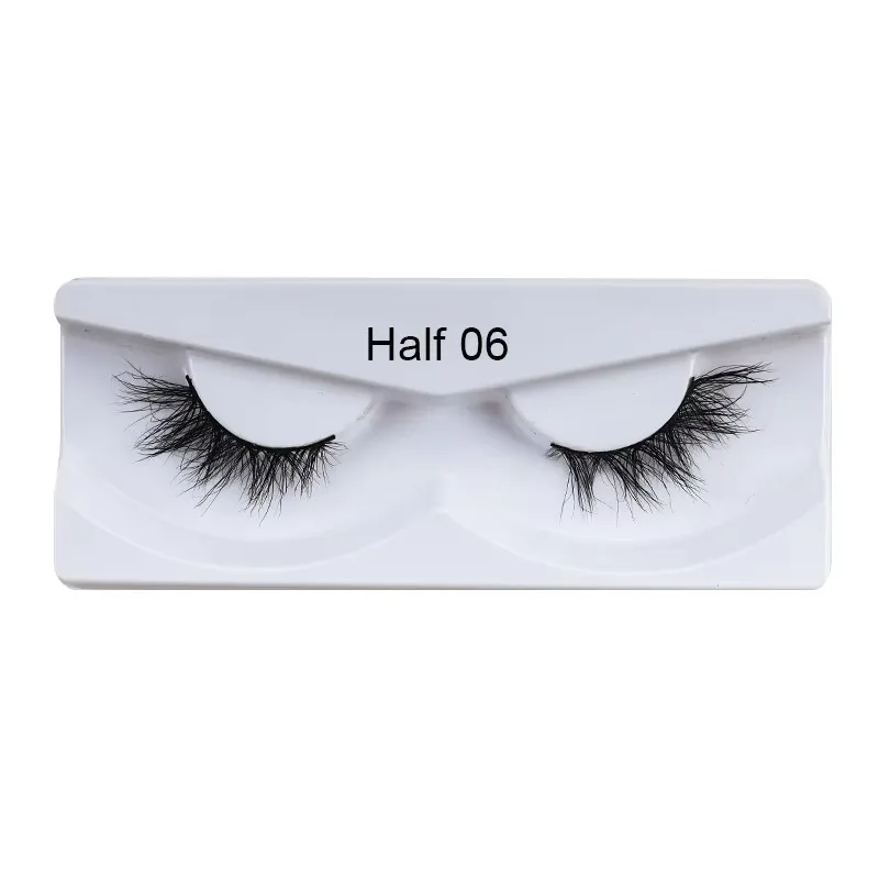 Wholesale Glue-Free Natural False Eyelashes 3d Simulation Big Eye Single Cluster Segment Mink Eyelashes