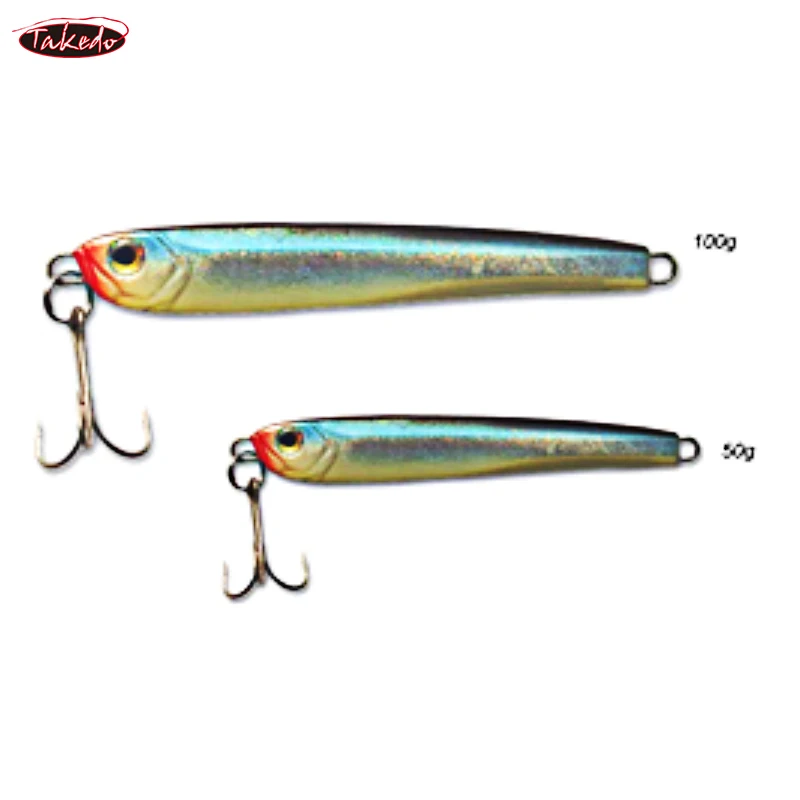 TAKEDO LF025 Customized 5g 11g 18g 25g 35g 50g 75g 100g 150g 200g 300g 500g Lead Jig Molds Mackerel Lead Swim Jigs