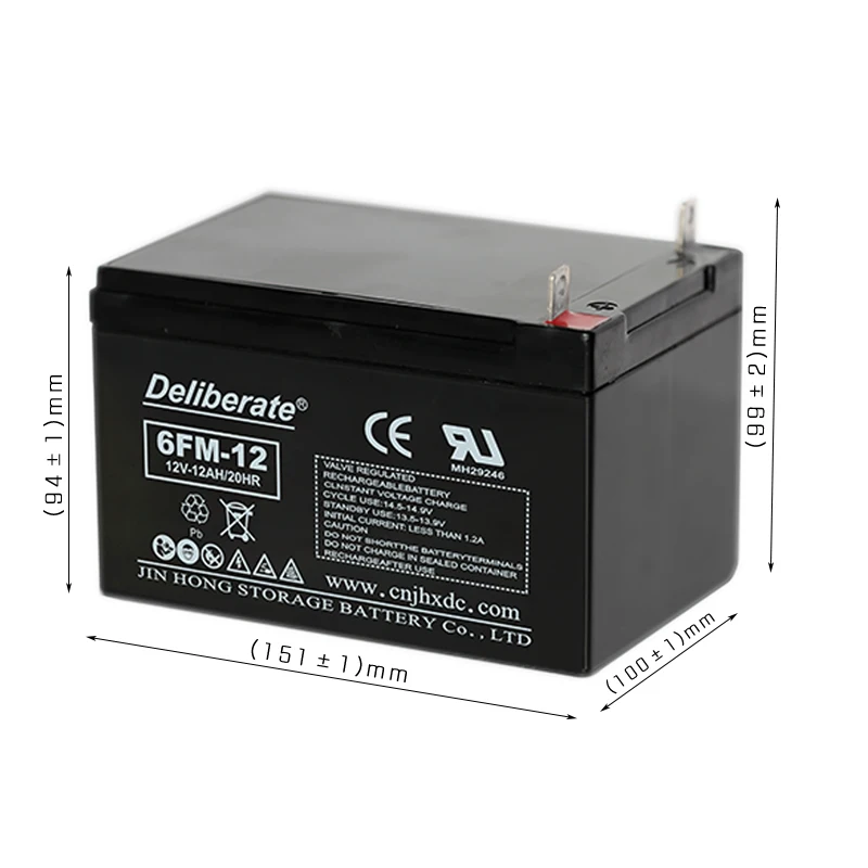 Аккумулятор 12v12AH UPS портативный аварийный источник питания домашняя батарея для хранения энергии