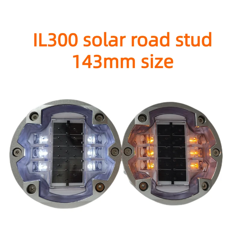 Aluminum LED flashing Driveway Pavement Marker il300 Solar Road Studs