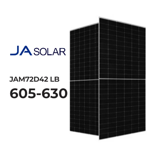 High efficiency JA Solar JAM72D42 605-630/LB 144cell mono 16BB N-type TOPCON Bifacial Double Glass ja solar panels 630W 615W