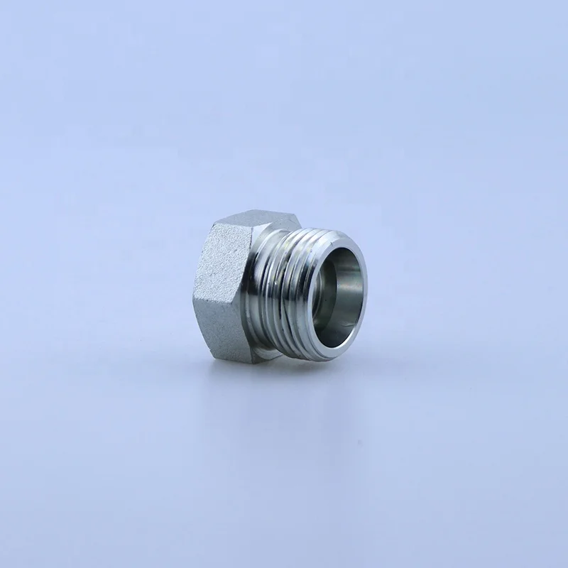 4C 4D Series High precision metric female 24 degree transition joint hydraulic hex head pipe plug