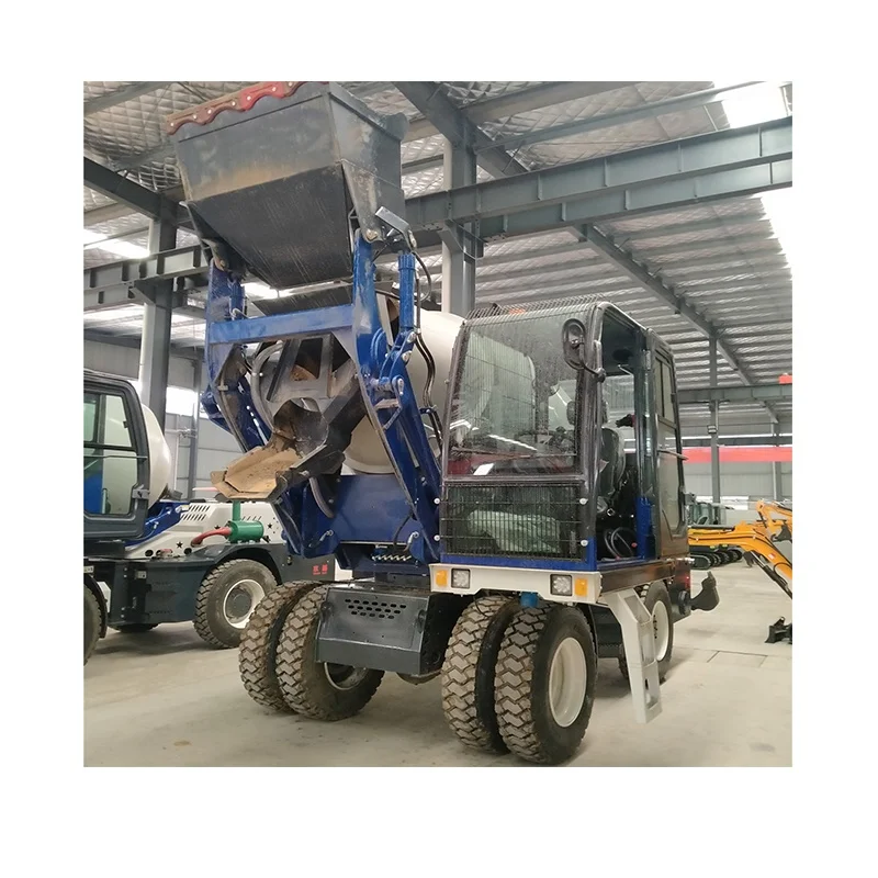 3.5M3 Construction Equipment China Self Loading Concrete Mixer Mobile Concrete Mixer with Pump