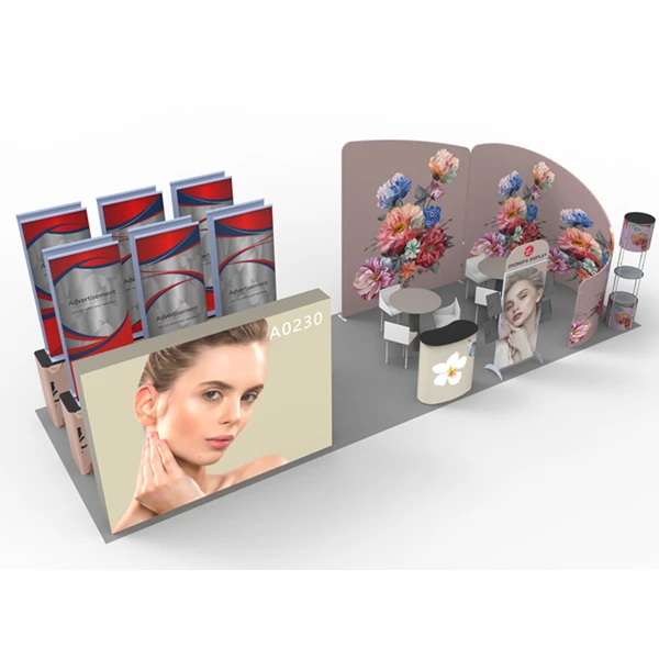 China Supplier 30 Mins Quick Build Reusable Portable Easy Set Up Exhibition Booth Expo Stand Customized Booth