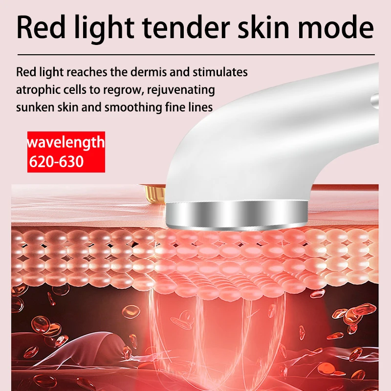 2023 Best seller led rf ems beauty instrument portable face radio frequency facial eye skin care home use beauty rf equipment