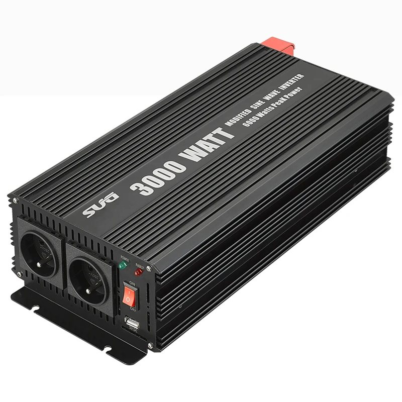 3000W  Solar Power Inverter 12V 24V Modified Sine Wave Inverters DC AC