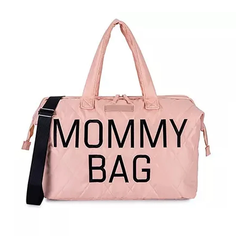 Пользовательские Хлопковые тканевые сумки-тоут для детских больших стеганых подгузников