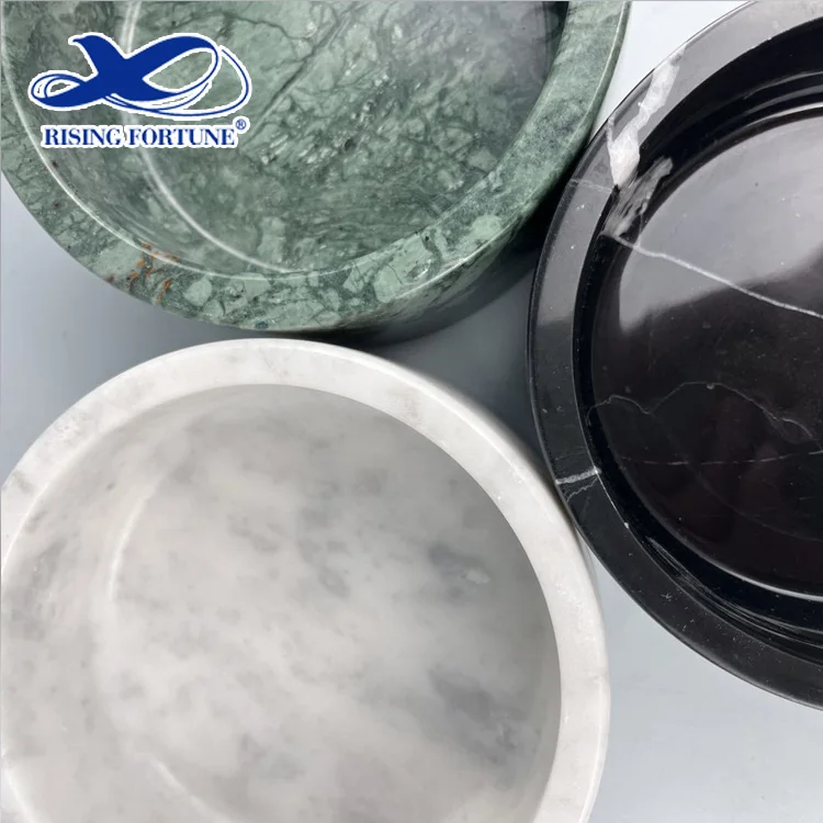 First Manufacturer of Marble Pet Bowl Green White Black Marble Dog & Pet Bowl Marble Dog Bowl with Custom Logo and Gift Box