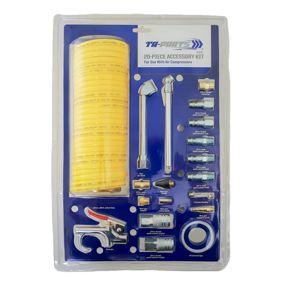 Pneumatic Industrial Brass Coupler quick coupling air coupler 20pcs air accessories kits