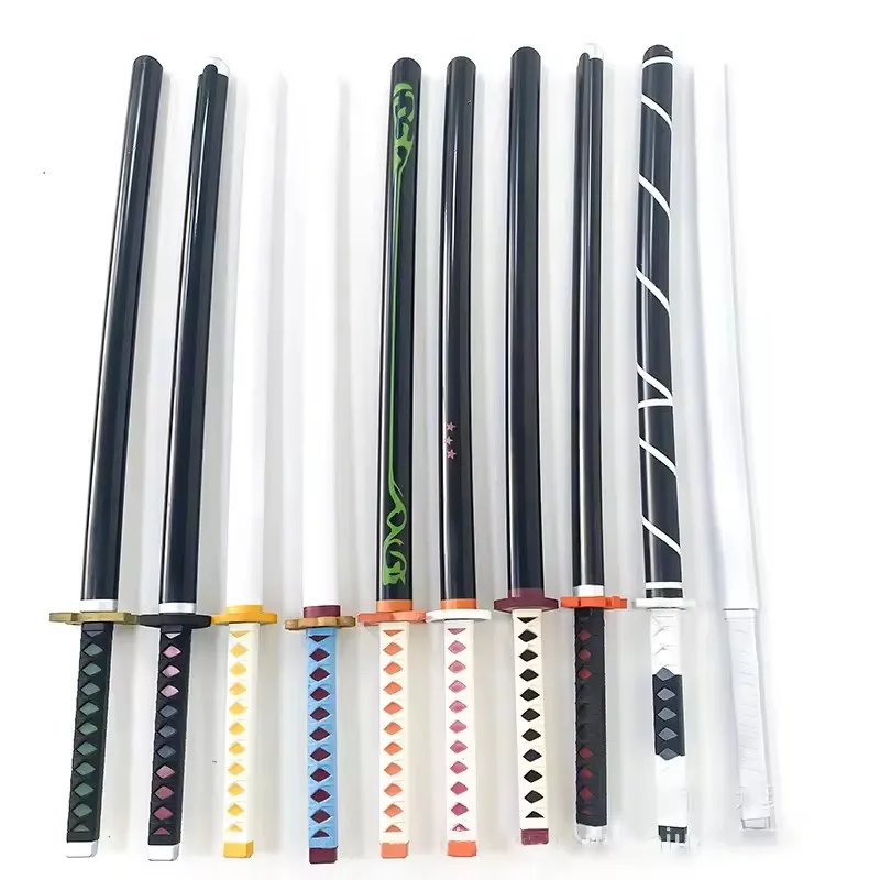 Demon Slayer Blade PU Simulation Sword Giyuu Tomioka Cosplay Toys  PU Weapon Cosplay Prop For Children