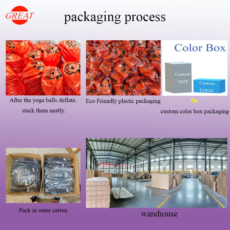 Eco Friendly PVC Exercise Fitness Yoga Ball Factory Manufacturer