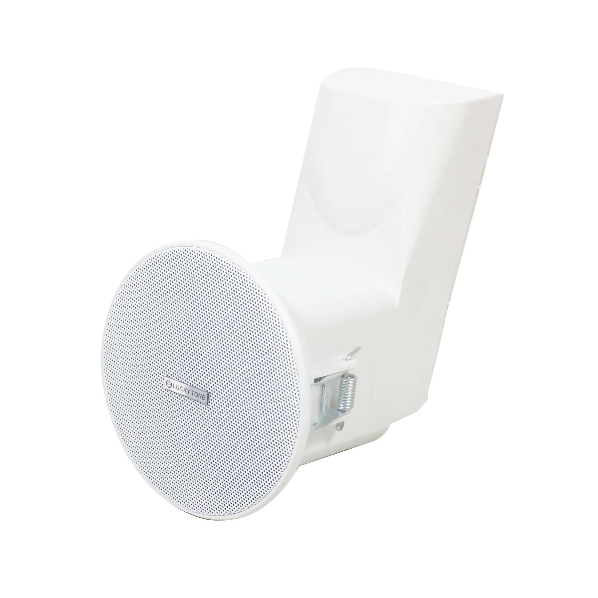 Mini ABS Rimless 3 Inch 4 Ohm 20W Coaxial Tube Ceiling Speaker for Home Background Music