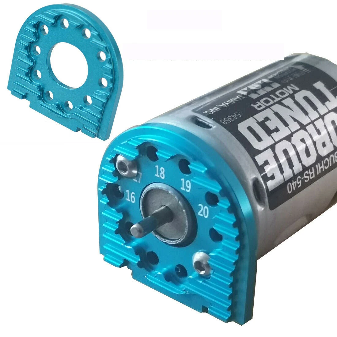 Custom oem 1/10 Tamiya TT-02/TT02B/TT02D 54558 RC Drift Car Upgrades Parts light Aluminum Motor Mount Plate Heat Sink