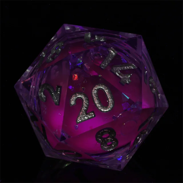 Мини-Планета DND жидкая игральная доска для ролевых игр-набор с D4 D6 D8 D10 D12 D % D20