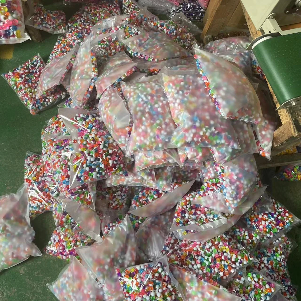 Mylulu Cheapest price kids big pack bulk bead kids hair beads wholesale for children colorful braiding hair beads