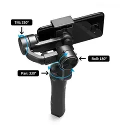 OEM Professional 3-Axis Intelligent Gimbal Handheld Selfie Stick Stabilizers F6 Smart phone APP Control Active Track With Tripod