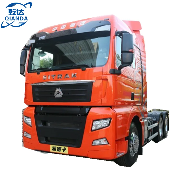 Sinotruk used Sitrakc7H brand 430 HP 6*4 CNG gasoline tractor sold at a low price in Kazakhstan