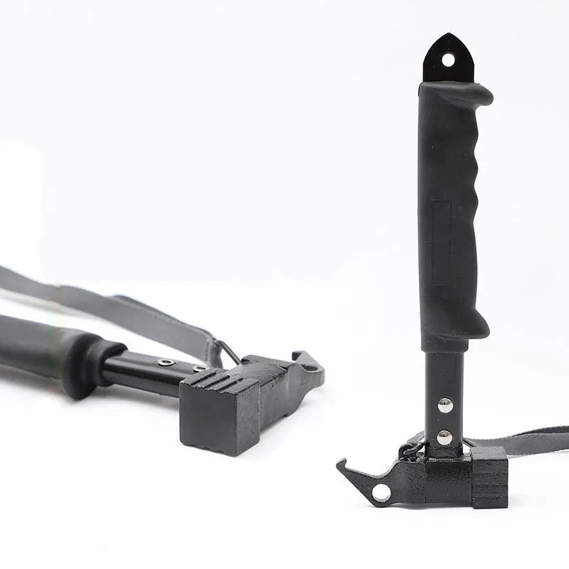 Customization Multifunction Camping Hammer For Outdoor Tent Steel Hammer Head Iron With Rubber Handle