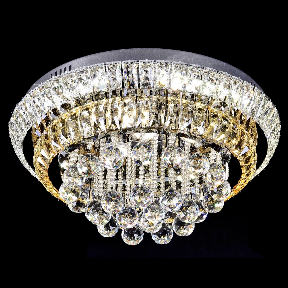 Good quality ceiling lights modern crystal ceiling lamp made Custom add MP3