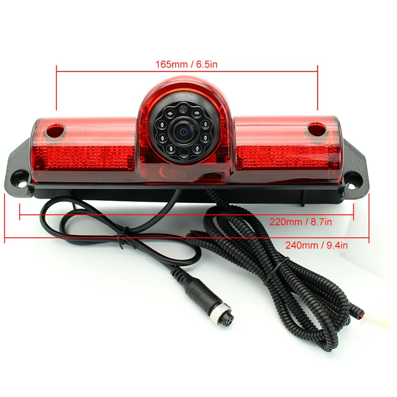 
iPoster car Brake Light CCD Sony Rear View Camera For GM Express Chevy Savana Cargo VAN LED IR Parking Reverse Backup Camera 