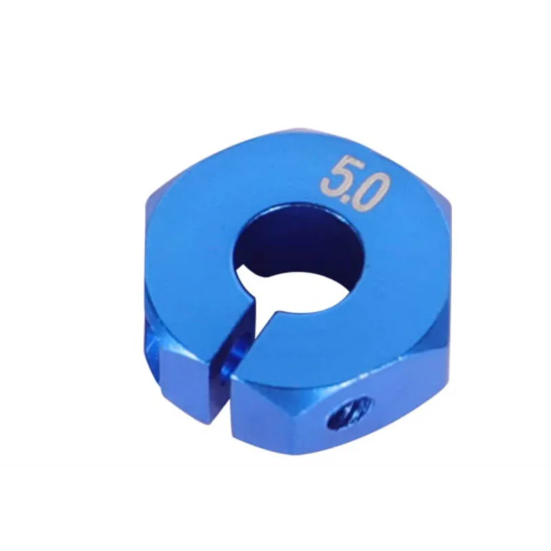4PCS Metal Aluminum Alloy 5 6 7mm Thick Wheel Rim Hex Drive Adapter 12MM for 1/10 RC Car