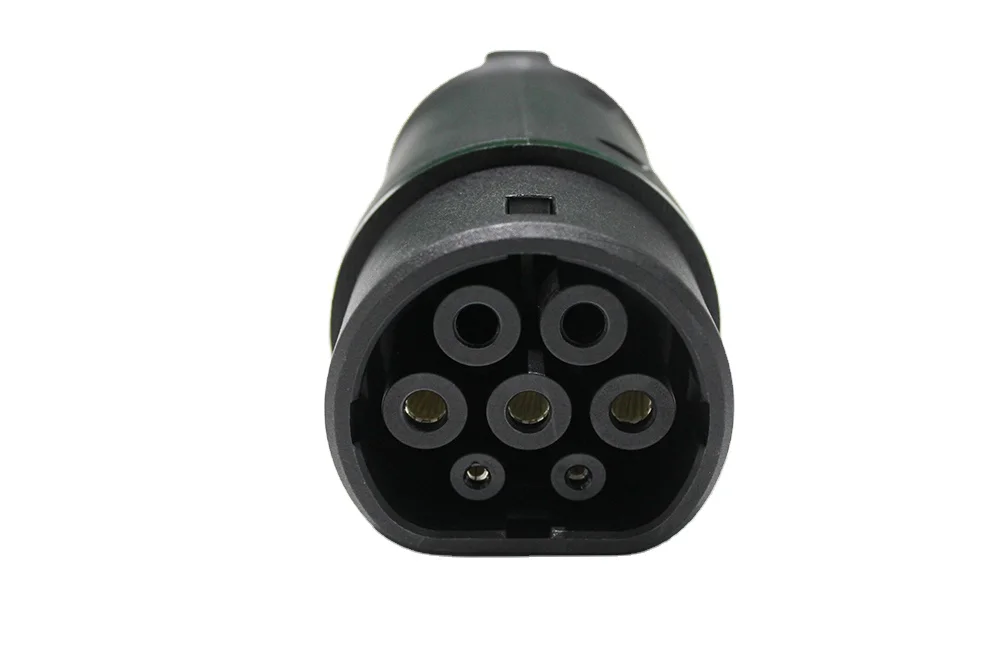 DUOSIDA supply ev cable connector type 1 to type 2 adapter
