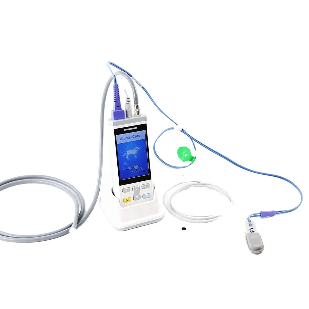 Vt200V Animal Use Blood Pressure Veterinary Monitor Handheld Veterinaray Use Vital Signs Monitor