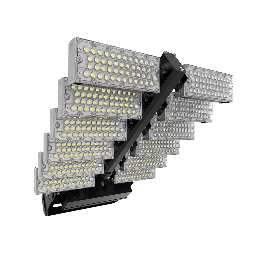 5050SMD  160LM/W  Adjustable Led Stadium Sports Flood Light 1500W  ,high Mast Light with 5- 8years Warranty
